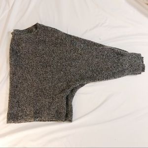 Gap Boatneck Black and White Cropped Sweater